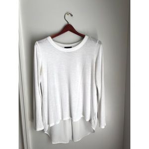 White Layered Blouse